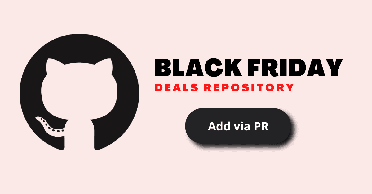 GitHub - mdbootstrap/Black-Friday-2023: Black Friday & Cyber Monday Deals (UI Kits WordPress Plugins, CRMs, SEO, Courses, Books) for web developers, programmers, and software engineers.